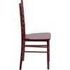 image:imageFlash Furniture 2 Pack HERCULES Series White Wood Chiavari ChairMahogany
