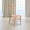 image:imageFlash Furniture 2 Pack HERCULES Series White Wood Chiavari ChairNatural