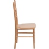 image:imageFlash Furniture 2 Pack HERCULES Series White Wood Chiavari ChairNatural