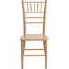 image:imageFlash Furniture 2 Pack HERCULES Series White Wood Chiavari ChairNatural
