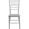 image:imageFlash Furniture 2 Pack HERCULES Series White Wood Chiavari ChairSilver