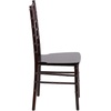 image:imageFlash Furniture 2 Pack HERCULES Series White Wood Chiavari ChairWalnut