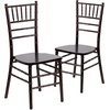 image:imageFlash Furniture 2 Pack HERCULES Series White Wood Chiavari ChairWalnut