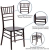 image:imageFlash Furniture 2 Pack HERCULES Series White Wood Chiavari ChairWalnut