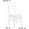 image:imageFlash Furniture 2 Pack HERCULES Series White Wood Chiavari ChairWhite