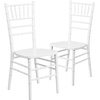 image:imageFlash Furniture 2 Pack HERCULES Series White Wood Chiavari ChairWhite