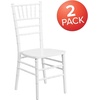 image:imageFlash Furniture 2 Pack HERCULES Series White Wood Chiavari ChairWhite