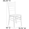 image:imageFlash Furniture 2 Pack HERCULES Series White Wood Chiavari ChairWhite