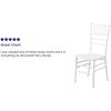 image:imageFlash Furniture 2 Pack HERCULES Series White Wood Chiavari ChairWhite