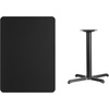 image:imageFlash Furniture 30 x 42 Rectangular Walnut Laminate Table Top with 235 x 295 Table Height BaseBlack