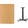 image:imageFlash Furniture 30 x 42 Rectangular Walnut Laminate Table Top with 235 x 295 Table Height BaseNatural