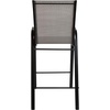 image:imageFlash Furniture 4 Pack Brazos Series Navy Outdoor Barstools with Flex Comfort Material and Metal FrameGrey