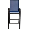 image:imageFlash Furniture 4 Pack Brazos Series Navy Outdoor Barstools with Flex Comfort Material and Metal FrameNavy