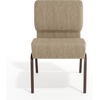 image:imageFlash Furniture 4 Pack HERCULES Series 21W Church Chair in Dark Gray Fabric  Silver Vein FrameBeige FabricCopper Vein Frame