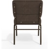 image:imageFlash Furniture 4 Pack HERCULES Series 21W Church Chair in Dark Gray Fabric  Silver Vein FrameBrown Dot FabricGold Vein Frame