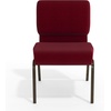 image:imageFlash Furniture 4 Pack HERCULES Series 21W Church Chair in Dark Gray Fabric  Silver Vein FrameBurgundy FabricGold Vein Frame