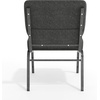 image:imageFlash Furniture 4 Pack HERCULES Series 21W Church Chair in Dark Gray Fabric  Silver Vein FrameDark Gray FabricSilver Vein Frame