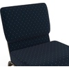 image:imageFlash Furniture 4 Pack HERCULES Series 21W Church Chair in Dark Gray Fabric  Silver Vein FrameNavy Blue Dot Patterned FabricGold Vein Frame