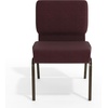 image:imageFlash Furniture 4 Pack HERCULES Series 21W Church Chair in Dark Gray Fabric  Silver Vein FramePlum FabricGold Vein Frame