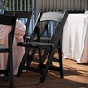 image:imageFlash Furniture 4 Pack HERCULES Series Fruitwood Wood Folding Chair with Vinyl Padded SeatBlack