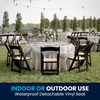 image:imageFlash Furniture 4 Pack HERCULES Series Fruitwood Wood Folding Chair with Vinyl Padded SeatFruitwood