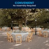 image:imageFlash Furniture 4 Pack HERCULES Series Fruitwood Wood Folding Chair with Vinyl Padded SeatNatural