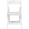image:imageFlash Furniture 4 Pack HERCULES Series Fruitwood Wood Folding Chair with Vinyl Padded SeatWhite