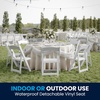 image:imageFlash Furniture 4 Pack HERCULES Series Fruitwood Wood Folding Chair with Vinyl Padded SeatWhite