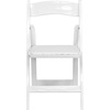image:imageFlash Furniture 4 Pack HERCULES Series Fruitwood Wood Folding Chair with Vinyl Padded SeatWhite