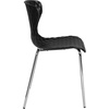 image:imageFlash Furniture 4 Pack Lowell Contemporary Design Citrus Green Plastic Stack ChairBlack