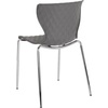 image:imageFlash Furniture 4 Pack Lowell Contemporary Design Citrus Green Plastic Stack ChairGrey