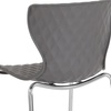 image:imageFlash Furniture 4 Pack Lowell Contemporary Design Citrus Green Plastic Stack ChairGrey