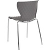 image:imageFlash Furniture 4 Pack Lowell Contemporary Design Citrus Green Plastic Stack ChairGrey