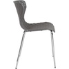 image:imageFlash Furniture 4 Pack Lowell Contemporary Design Citrus Green Plastic Stack ChairGrey