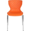 image:imageFlash Furniture 4 Pack Lowell Contemporary Design Citrus Green Plastic Stack ChairOrange