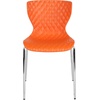 image:imageFlash Furniture 4 Pack Lowell Contemporary Design Citrus Green Plastic Stack ChairOrange