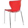 image:imageFlash Furniture 4 Pack Lowell Contemporary Design Citrus Green Plastic Stack ChairRed