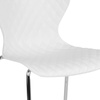 image:imageFlash Furniture 4 Pack Lowell Contemporary Design Citrus Green Plastic Stack ChairWhite
