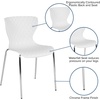 image:imageFlash Furniture 4 Pack Lowell Contemporary Design Citrus Green Plastic Stack ChairWhite