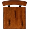 image:imageFlash Furniture 4 Pack Rustic Antique Walnut Industrial Wood Dining Backless BarstoolSet of 2