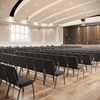 image:imageFlash Furniture Advantage Padded Church Chair with Card Pocket Commercial Upholstered Banquet Chair with Ganging Devices