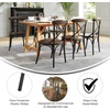 image:imageFlash Furniture Advantage XBack Chair with Metal Bracing and Fruitwood SeatBlackFruitwood