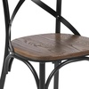 image:imageFlash Furniture Advantage XBack Chair with Metal Bracing and Fruitwood SeatBlackFruitwood
