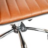 image:imageFlash Furniture Alan Low Back Designer Armless Tan Ribbed Swivel Task Office ChairBrownChrome