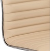 image:imageFlash Furniture Alan Low Back Designer Armless Tan Ribbed Swivel Task Office ChairTanChrome