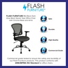 image:imageFlash Furniture Alfred MidBack Red Mesh Swivel Task Office Chair with Chrome Base and ArmsDark Gray