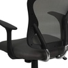 image:imageFlash Furniture Alfred MidBack Red Mesh Swivel Task Office Chair with Chrome Base and ArmsDark Gray