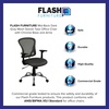 image:imageFlash Furniture Alfred MidBack Red Mesh Swivel Task Office Chair with Chrome Base and ArmsDark Gray
