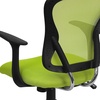 image:imageFlash Furniture Alfred MidBack Red Mesh Swivel Task Office Chair with Chrome Base and ArmsGreen