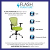 image:imageFlash Furniture Alfred MidBack Red Mesh Swivel Task Office Chair with Chrome Base and ArmsGreen